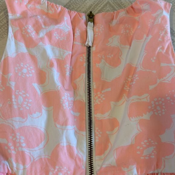 Crewcuts Girls White with Pink Flowers Balloons Skirt Dress - Picture 5 of 9